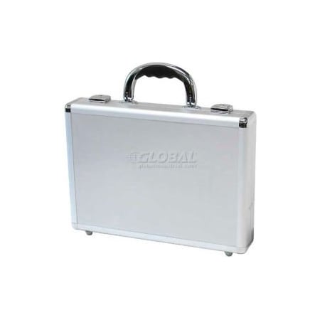 T.Z. Case International Inc. TZ Case, Business/Office Case, 14"L x 10"W x 2-1/2"H, Smooth Silver DLX-14-S